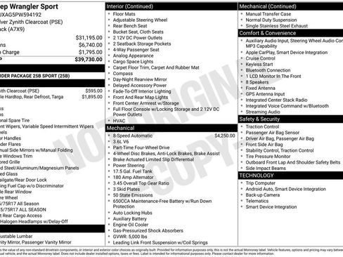 Used 2023 Jeep Wrangler Sport image 41