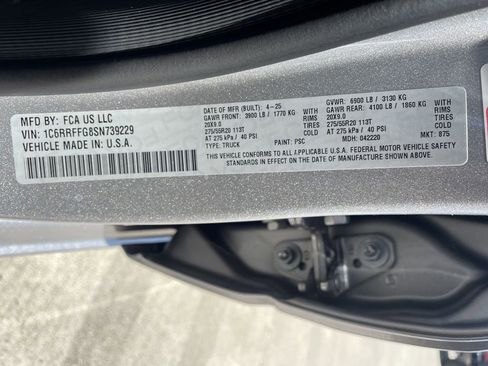 New 2025 RAM 1500 Lone Star AWD/4WD image 27