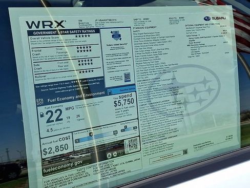 New 2026 Subaru WRX Premium AWD/4WD image 20