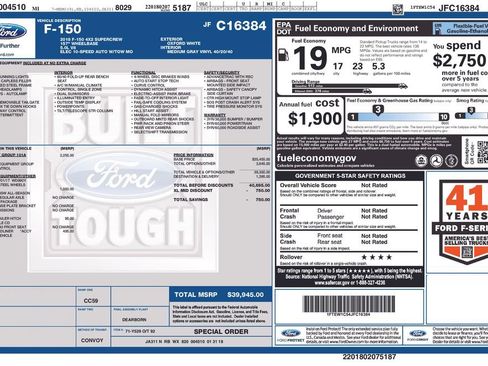 Used 2018 Ford F150 XL w/ Equipment Group 101A Mid image 7