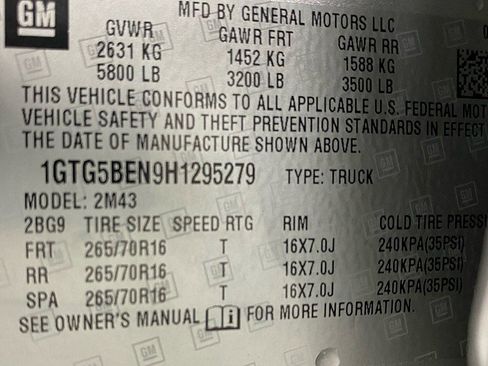 Used 2017 GMC Canyon 2WD Crew Cab w/ Convenience Package image 10