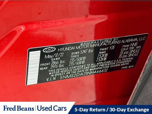 Certified 2022 Hyundai Santa Fe SEL image 32