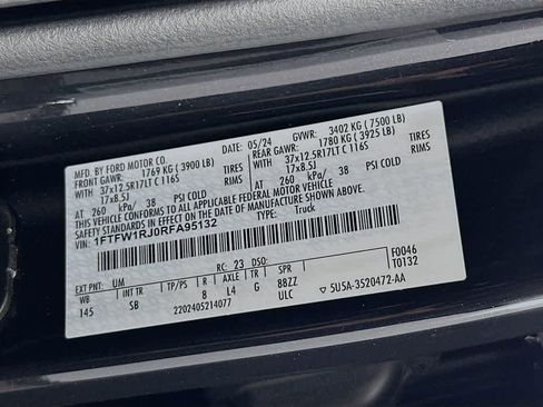 Used 2024 Ford F150 Raptor w/ Equipment Group 803A Raptor R image 24