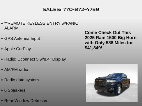 Used 2025 RAM 1500 Big Horn image 28