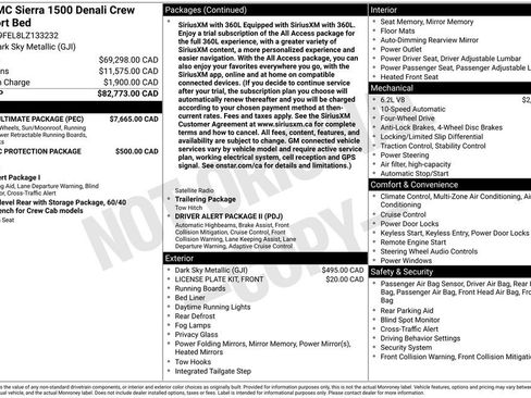 Used 2020 GMC Sierra 1500 Denali w/ Denali Ultimate Package AWD/4WD image 2