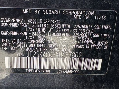 Used 2019 Subaru Forester w/ Alloy Wheel Package image 11