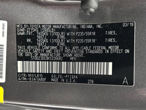 Used 2019 Toyota Sienna Limited Premium AWD/4WD image 28