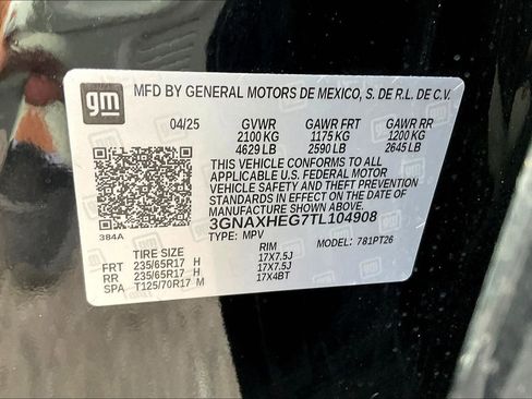New 2026 Chevrolet Equinox LT w/ LPO, Floor Liner Package FWD image 8