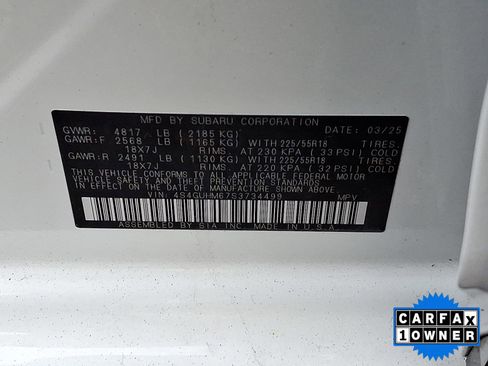 Certified 2025 Subaru Crosstrek 2.5i Limited image 48
