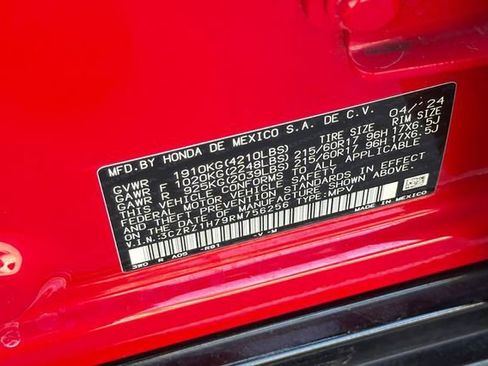 Certified 2024 Honda HR-V EX-L image 37