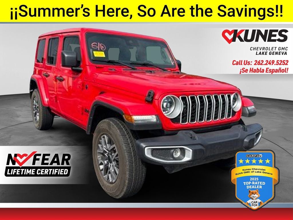 Used 2025 Jeep Wrangler Unlimited Sahara AWD/4WD image 1