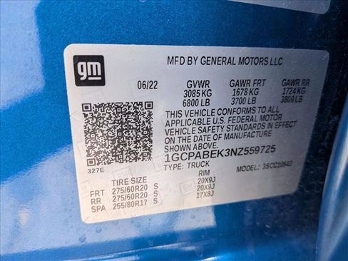 Used 2022 Chevrolet Silverado 1500 Custom image 16