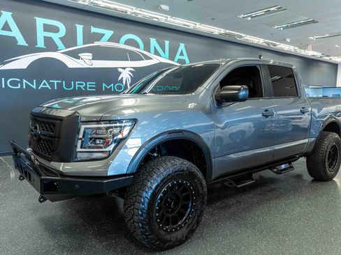 Used 2021 Nissan Titan PRO-4X w/ Pro-4x Utility Package AWD/4WD image 1