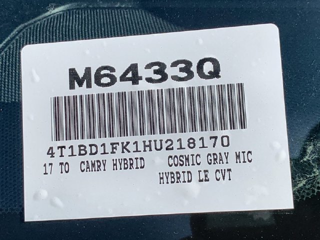 Used 2017 Toyota Camry LE FWD image 47