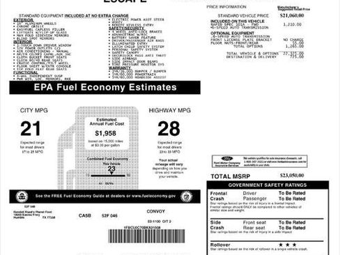 Used 2011 Ford Escape XLS w/ 101A Rapid Spec Order Code FWD image 1
