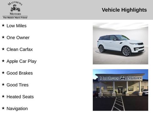Used 2025 Land Rover Range Rover Sport SE AWD/4WD image 14