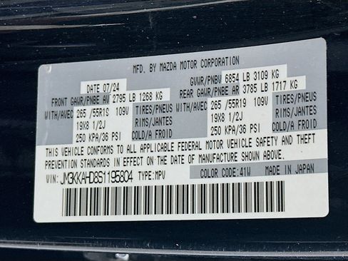 Used 2025 MAZDA CX-90 3.3 Turbo w/ Select Package image 12