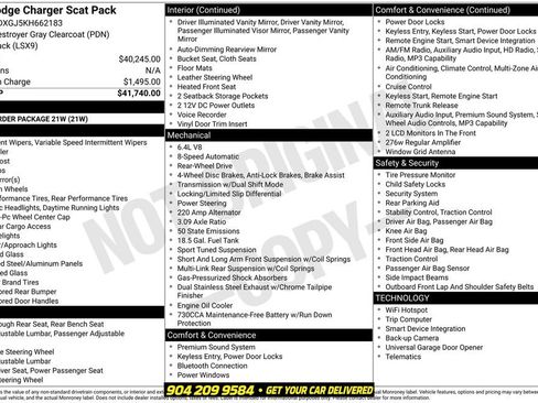 Used 2019 Dodge Charger Scat Pack RWD image 44