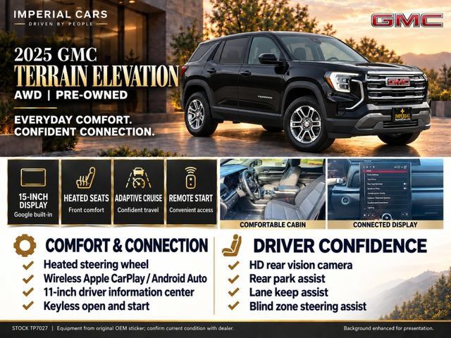 Used 2025 GMC Terrain Elevation AWD/4WD image 6