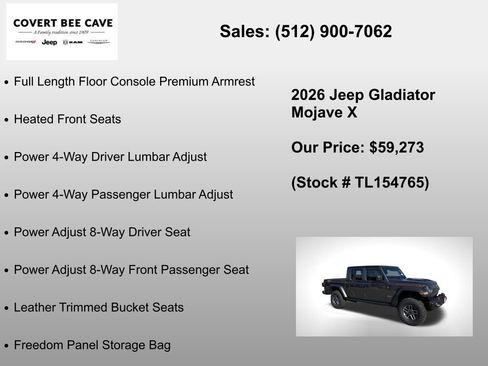 New 2026 Jeep Gladiator Mojave image 36