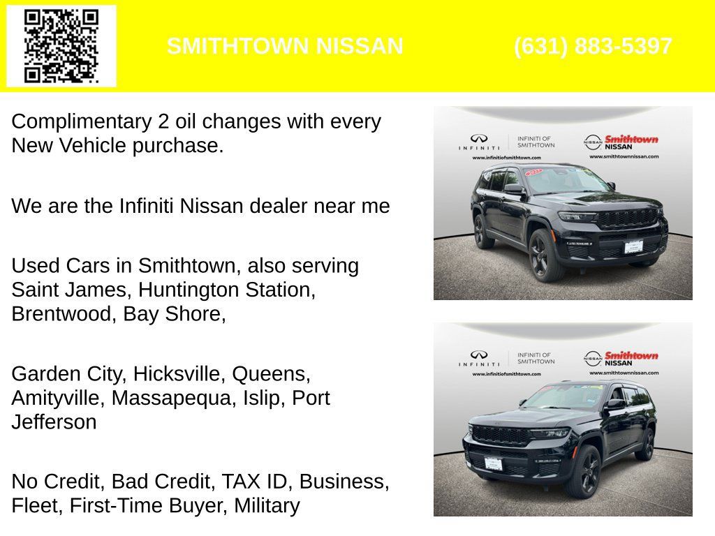 Used 2023 Jeep Grand Cherokee L Limited w/ Black Appearance Package AWD/4WD image 2