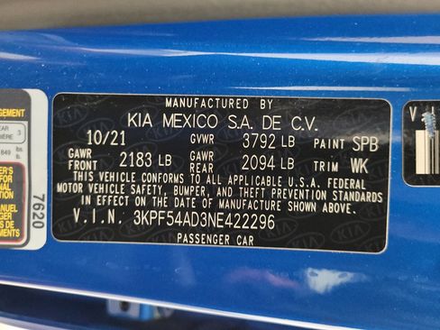 Used 2022 Kia Forte GT-Line w/ GT-Line Premium Package FWD image 33