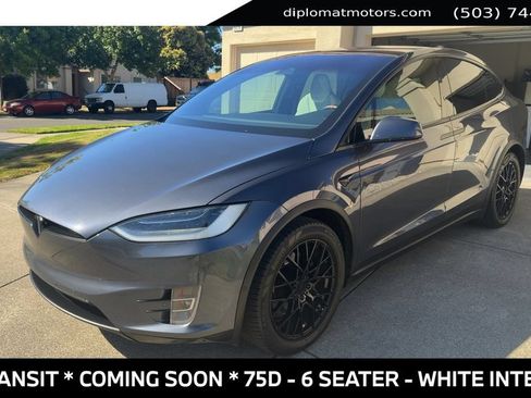 Used 2019 Tesla Model X 75D AWD/4WD image 1