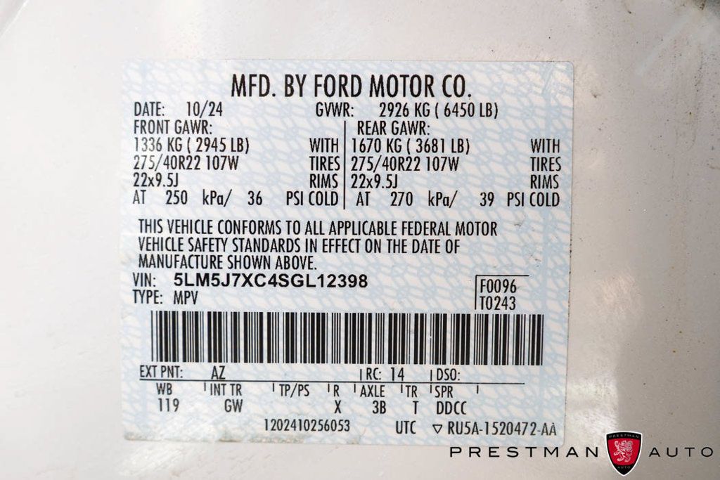 Used 2025 Lincoln Aviator Reserve w/ Equipment Group 201A AWD/4WD image 50