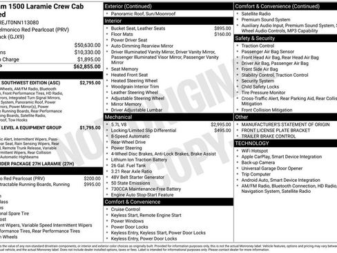 Used 2022 RAM 1500 Laramie w/ Laramie Southwest Edition RWD image 8