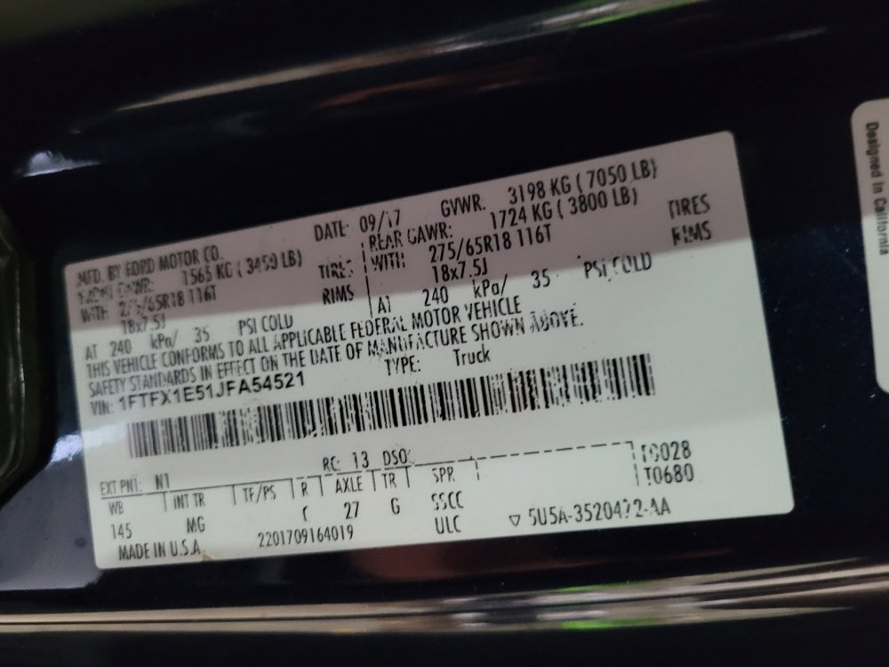 Used 2018 Ford F150 XLT w/ Equipment Group 302A Luxury AWD/4WD image 33