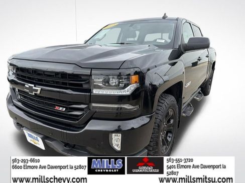 Used 2018 Chevrolet Silverado 1500 LTZ Z71 w/ Midnight Edition AWD/4WD image 1