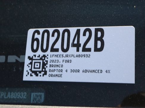 Used 2023 Ford Bronco Raptor AWD/4WD image 34