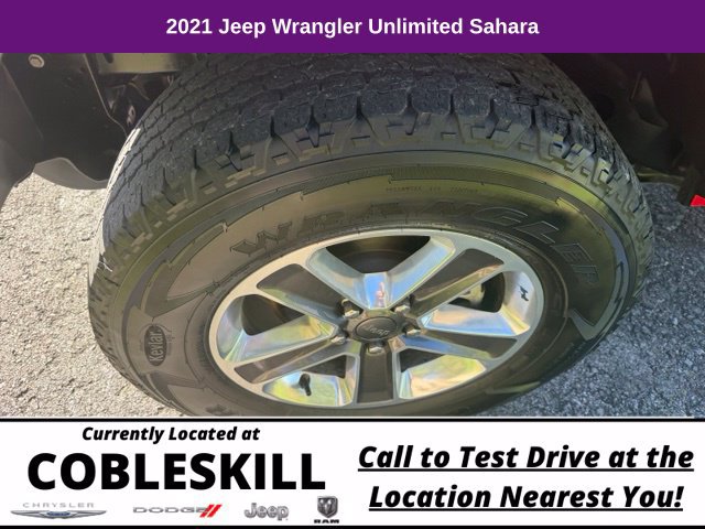 Used 2021 Jeep Wrangler Unlimited Sahara AWD/4WD image 9