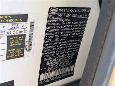 Used 2016 Land Rover Range Rover Sport HSE AWD/4WD image 15