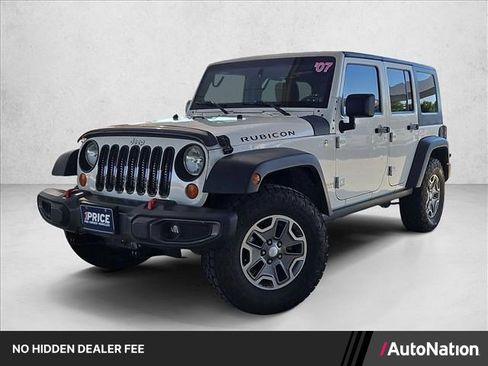 Used 2007 Jeep Wrangler Unlimited Rubicon w/ Dual Top Group AWD/4WD image 1