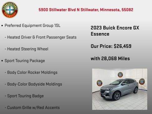 Used 2023 Buick Encore GX Essence w/ Sport Touring Package AWD/4WD image 5