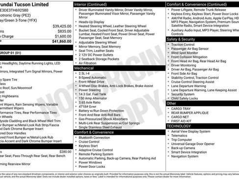 New 2026 Hyundai Tucson Limited image 1