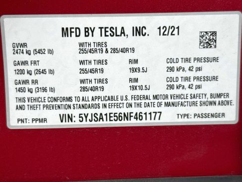 Used 2022 Tesla Model S AWD/4WD image 13
