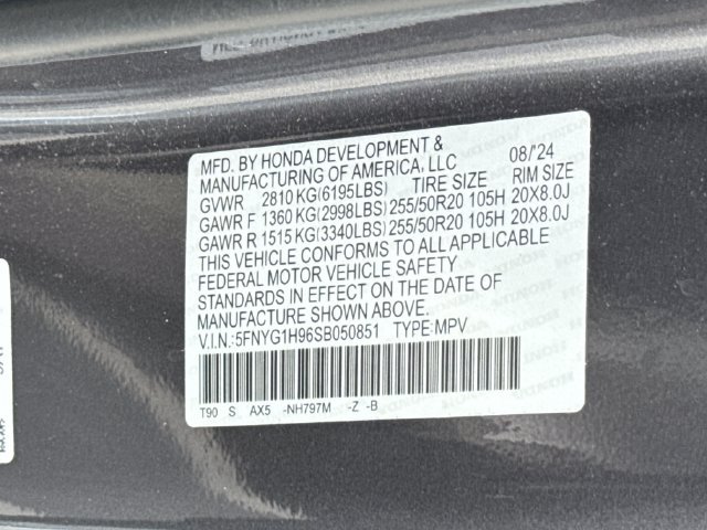 Certified 2025 Honda Pilot Black Edition image 44