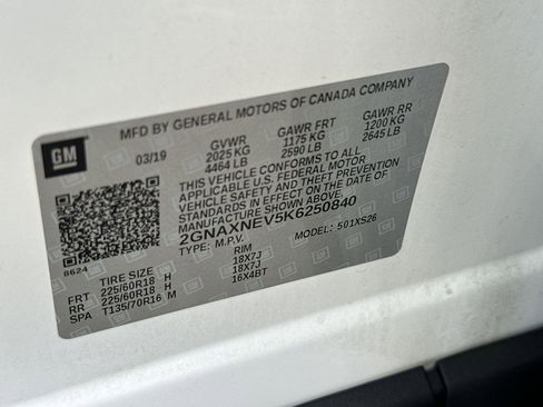 Certified 2019 Chevrolet Equinox Premier image 36