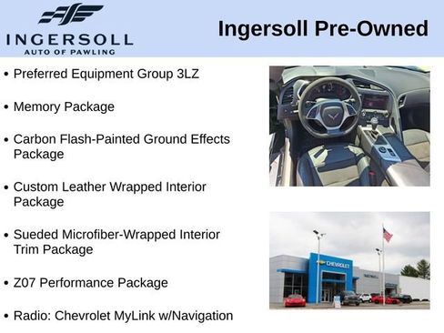 Used 2016 Chevrolet Corvette Z06 w/ 3LZ Preferred Equipment Group RWD image 5