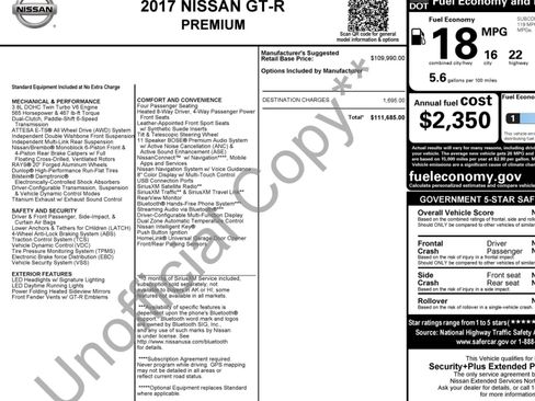 Used 2017 Nissan GT-R Premium image 20