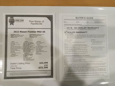 Used 2022 Nissan Frontier PRO-4X AWD/4WD image 37
