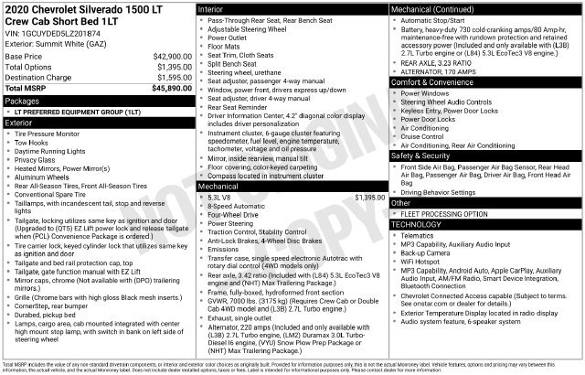 Used 2020 Chevrolet Silverado 1500 LT AWD/4WD image 4