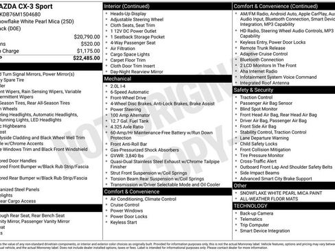 Used 2021 MAZDA CX-3 Sport image 6