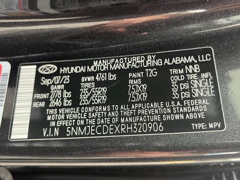Used 2024 Hyundai Tucson Limited AWD/4WD image 33