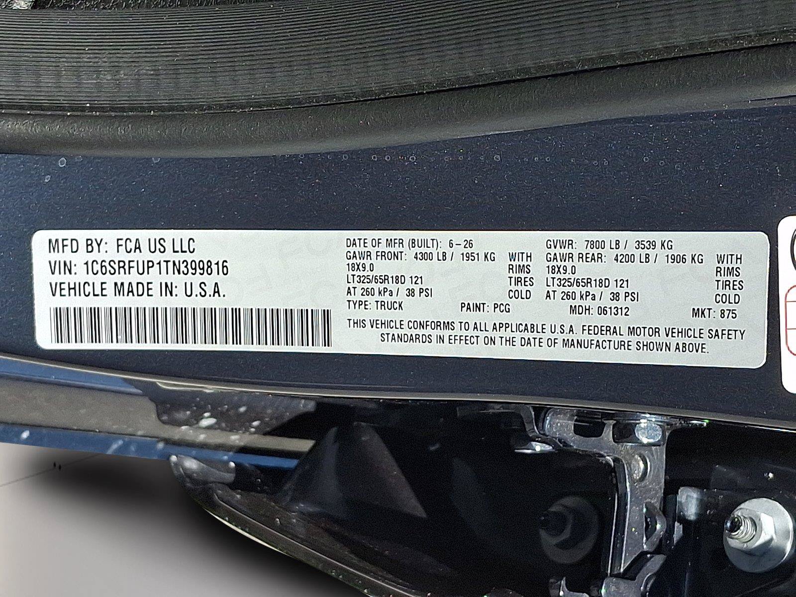 New 2026 RAM 1500 RHO AWD/4WD image 19