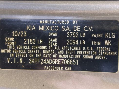 Used 2024 Kia Forte LXS FWD image 33
