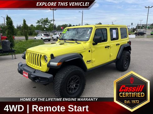 Used 2022 Jeep Wrangler Unlimited Sport AWD/4WD image 1