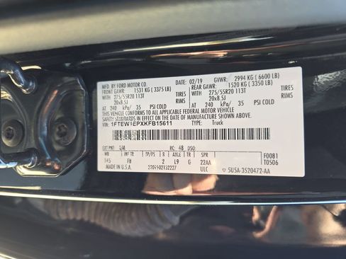 Used 2019 Ford F150 XLT w/ Equipment Group 302A Luxury AWD/4WD image 34